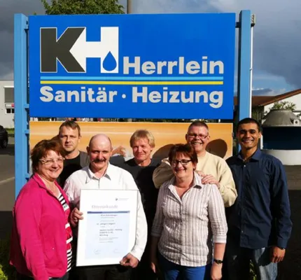 Bild: Klaus Katzenberger seit 25 Jahren Leistungsträger bei Herrlein Sanitär –Heizung aus Würzburg-Lengfeld