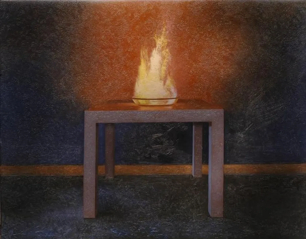 Häusliche Betätigung - Öl auf Leinwand - 2007 - José Otero