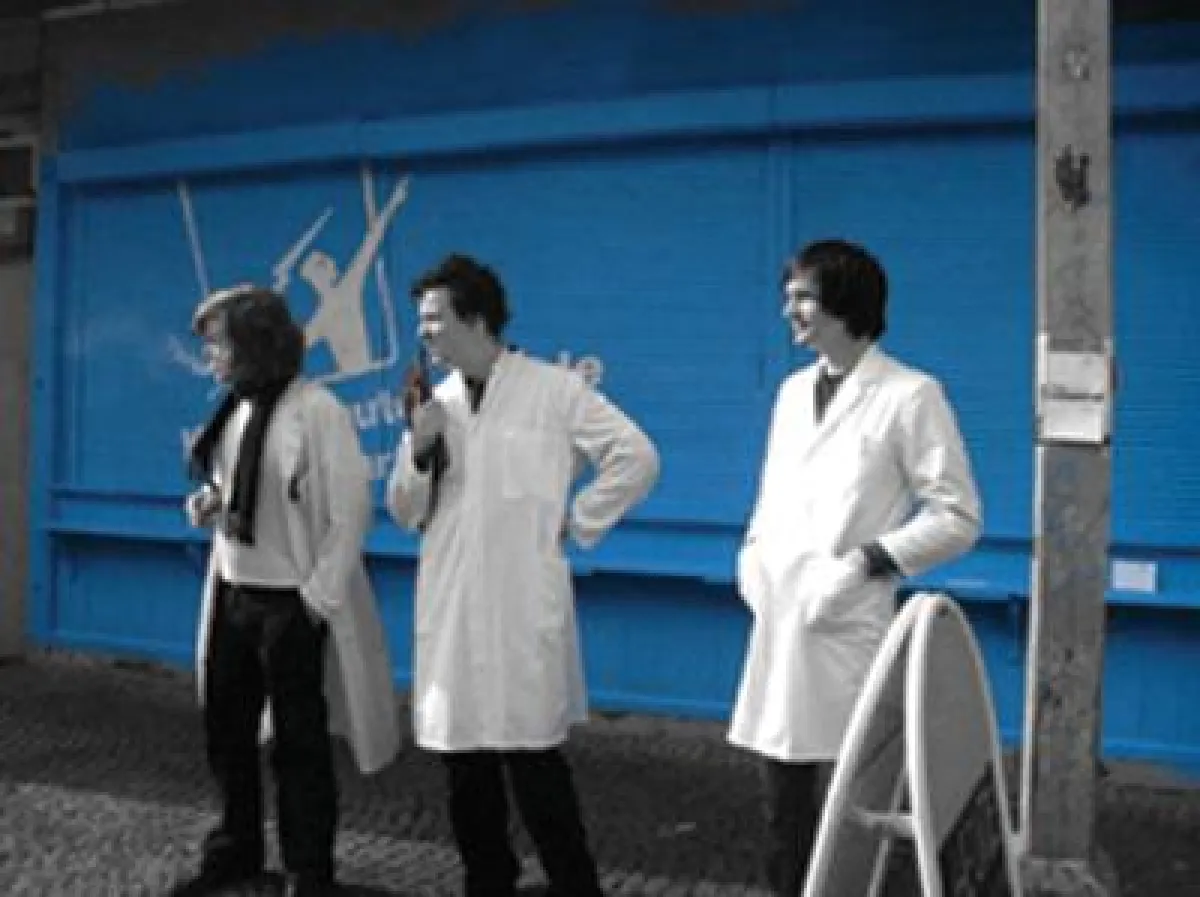 Die Initiatoren, v.l. Hendrik Müller, Nico Dietrich, Marco Seeling, Daniel-Caleb Thompson fehlt