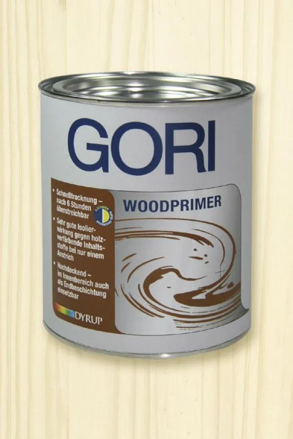 Neu von Gori: Woodprimer speziell für Holzuntergründe.