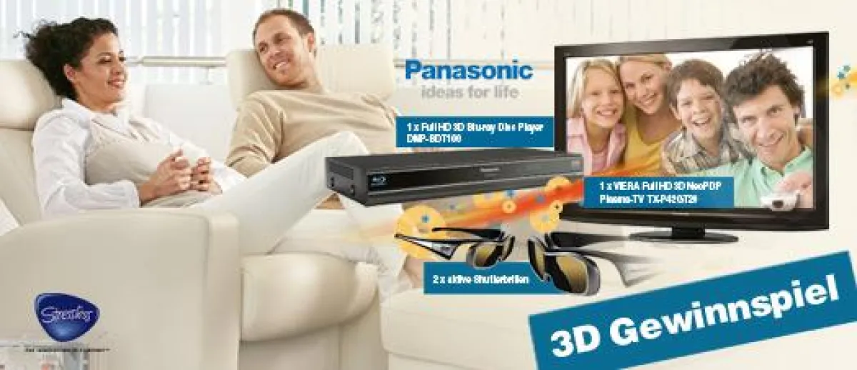 Video Buster und Panasonic gemeinsam für dreidimensionales Home Entertainment