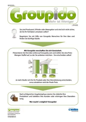 Bild: Groupido zu Gast auf der IENA 2009: onestra GmbH präsentiert Onlineplattform zur Bedarfsermittlung