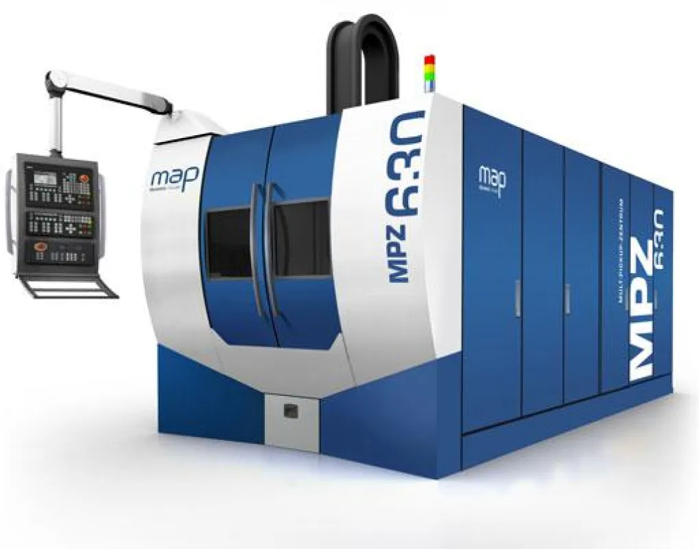 Das neue 5-Achsen-Bearbeitungszentrum MPZ630 von MAP