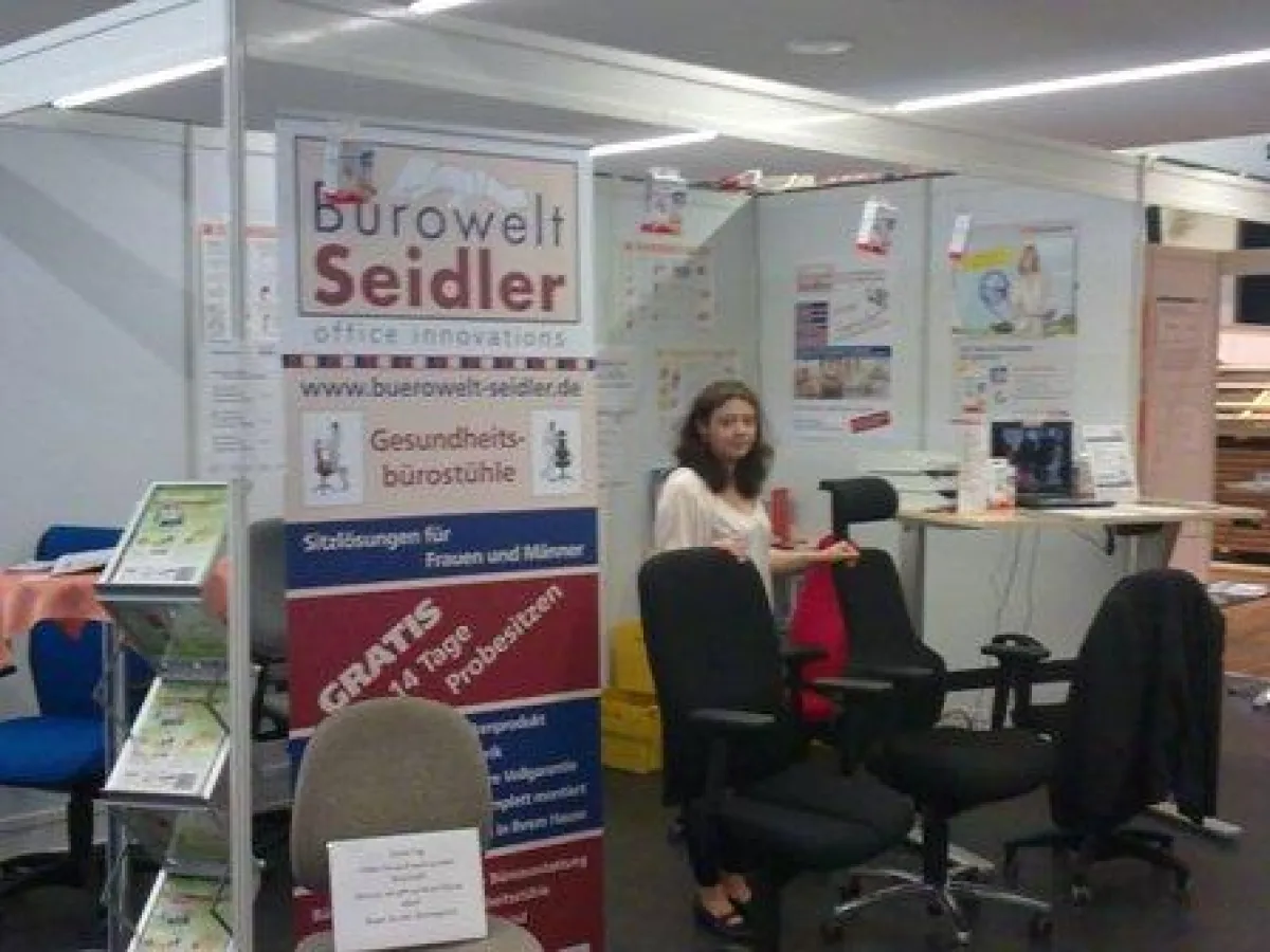 Messestand der Bürowelt Seidler bei der Messe Walldorf 2010