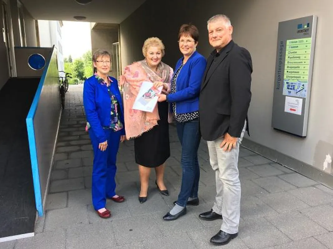 v.l.n.r.: Ursula Stichnoth, Petra Guttenberger, Brigitte May, Berndt Oehler