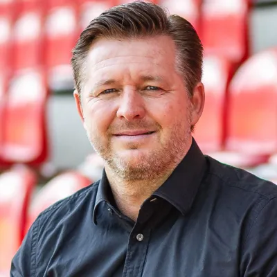 Bild: HSV-Trainer Christian Titz kommt auf die BaSpo und sorgt für Kuriosum