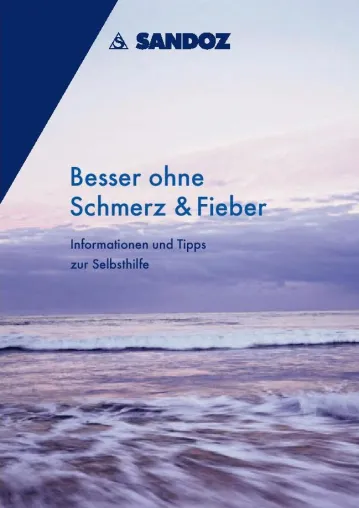 Bild: Besser ohne Schmerz & Fieber – neue Patientenbroschüre von Sandoz