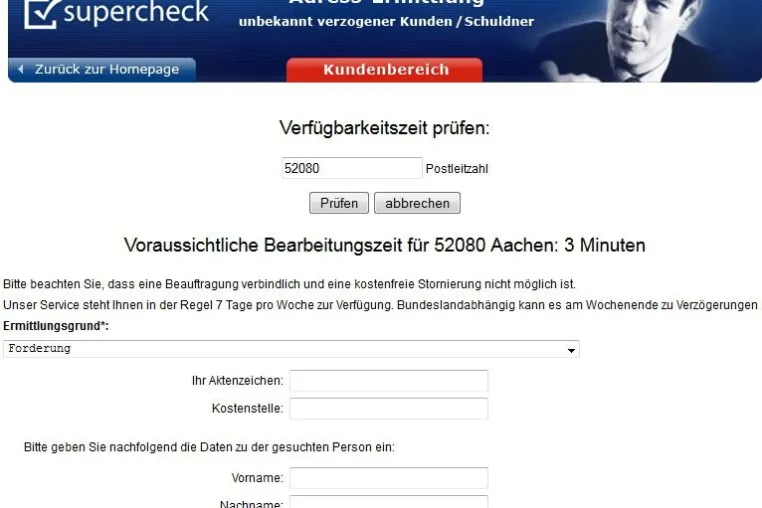 Bild: Express-EMA: Einwohnermeldeamtsanfragen für eilige Sonderfälle