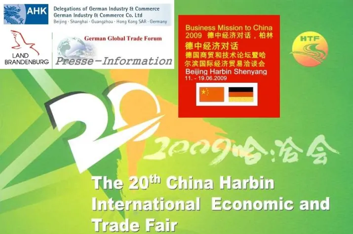 Bild: "China 2009 – Höhepunkte der deutsch-chinesischen Zusammenarbeit – Berlin, Shenyang und Harbin im Fokus