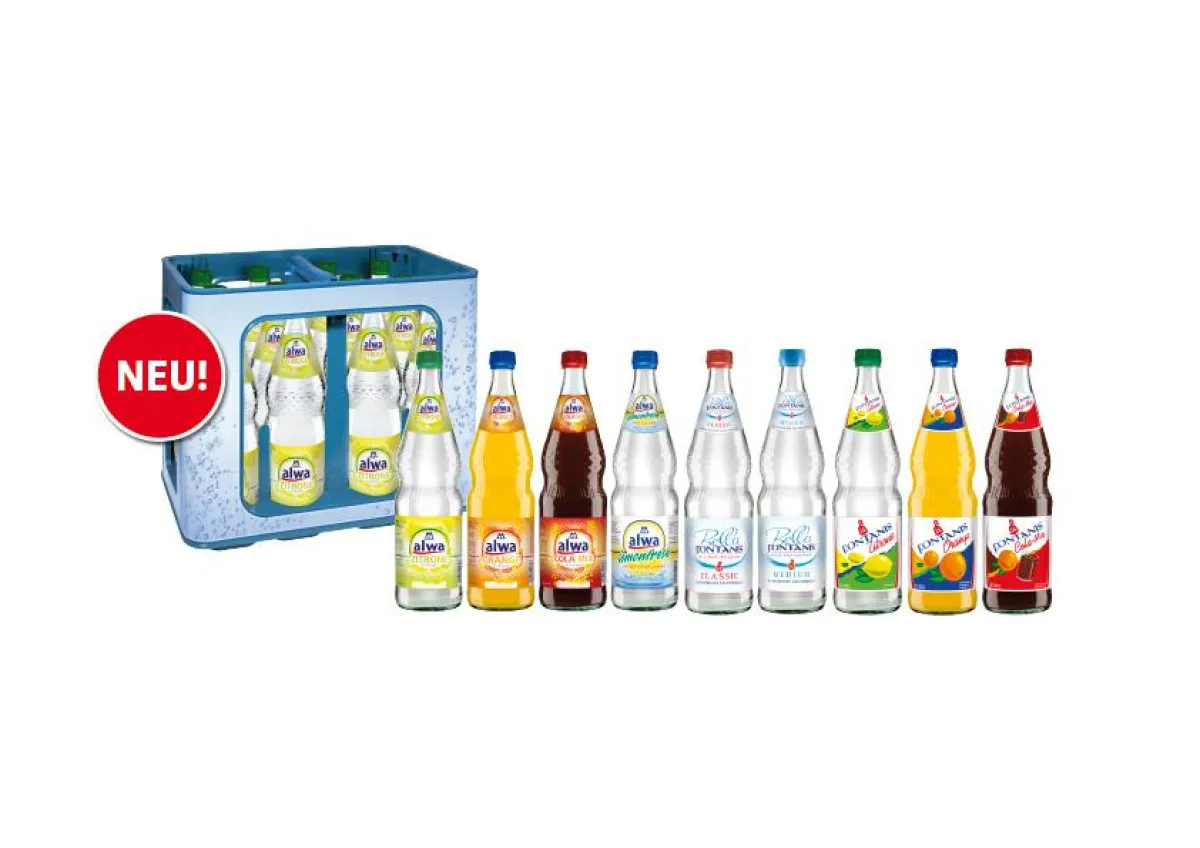 alwa Limonaden,alwa lemonfresh, Bella FONTANIS und FONTANIS (Bild: www.winkels.de)
