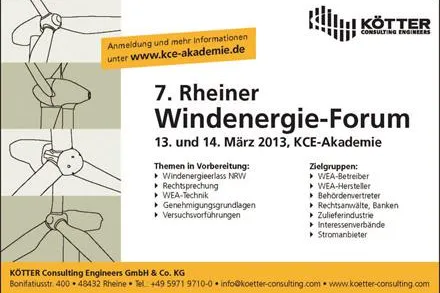 Bild: 7. Rheiner Windenergie-Forum 2013