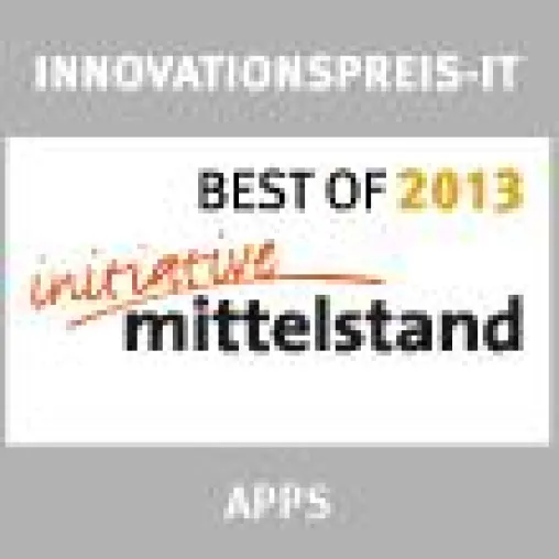 „BEST OF 2013“ - Applikationen und Lösung der salesfactory42 GmbH mit Prädikat ausgezeichnet Bild: „BEST OF 2013“ - Applikationen und Lösung der salesfactory42 GmbH mit Prädikat ausgezeichnet