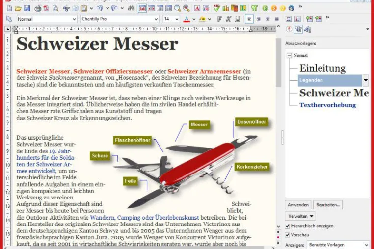 Bild: Profi-Schriften für SoftMaker Office