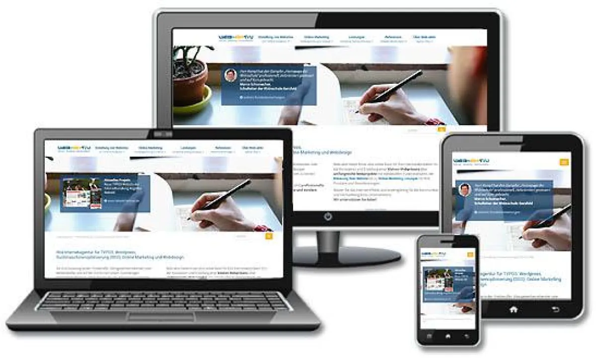 Responsiv Webdesign für mobile Endgeräte