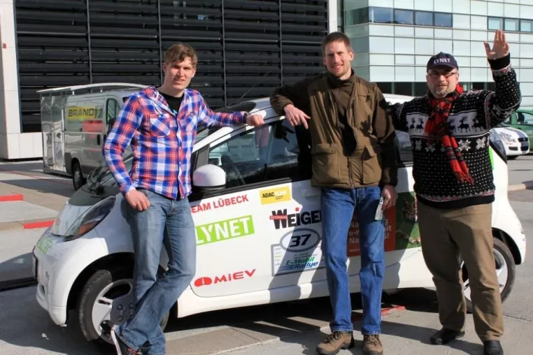 Bild: Elektroauto Team Lübeck mit Achtungserfolg