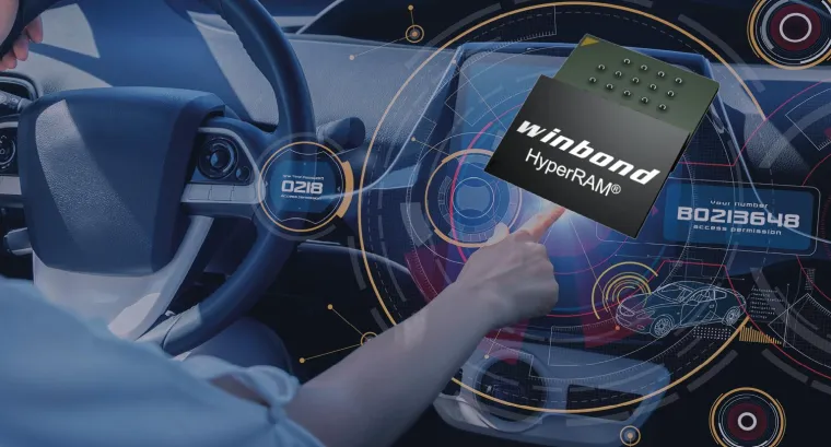 HyperRAM Speicher mit neuem 1Gbit und einer maximalen Datenübertragungsrate von 83MB/s Bild: HyperRAM Speicher mit neuem 1Gbit und einer maximalen Datenübertragungsrate von 83MB/s