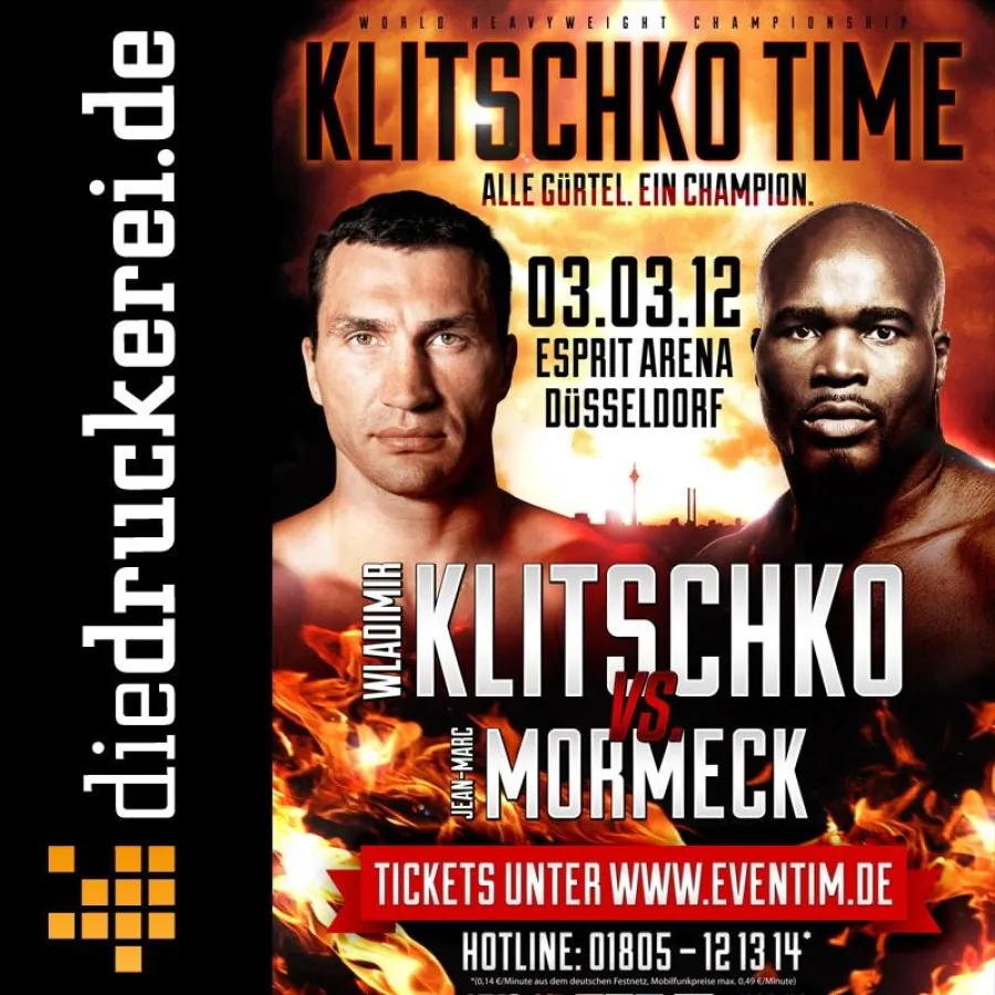 Onlinedruckerei sponsert WM-Fight (c)Klitschko Management Group GmbH