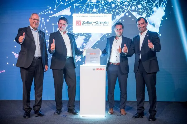 Bild: Schmierstoff ist nicht gleich Schmierstoff: Bosch Supplier Award 2017 für Zeller+Gmelin