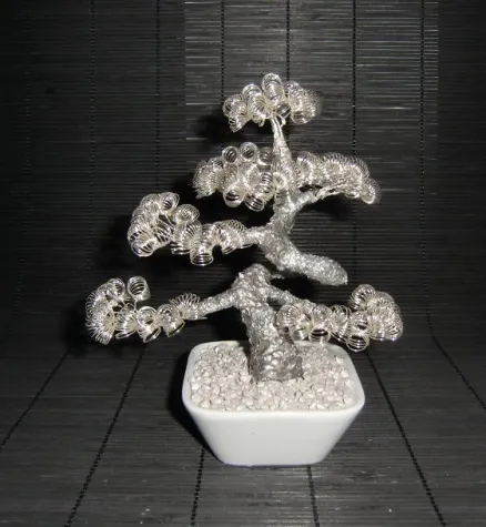 Bild: Deko Draht Bonsai-Bäume in der Skulptur-Projekt