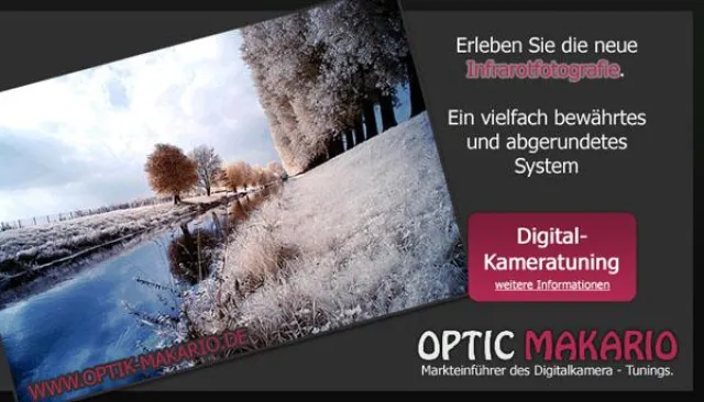 Bild: Infrarotfotografie für digitale SLR-Kameras durch Umbau-Service