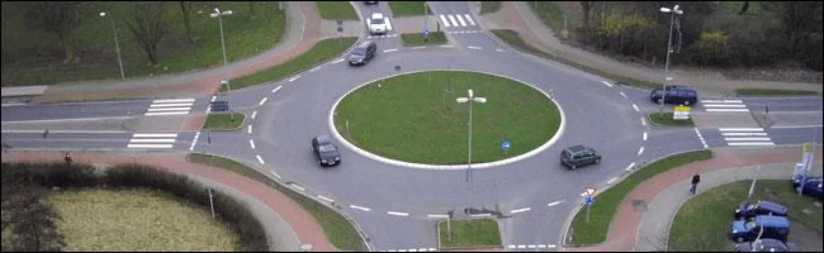 Neu erfasster Kreisverkehr