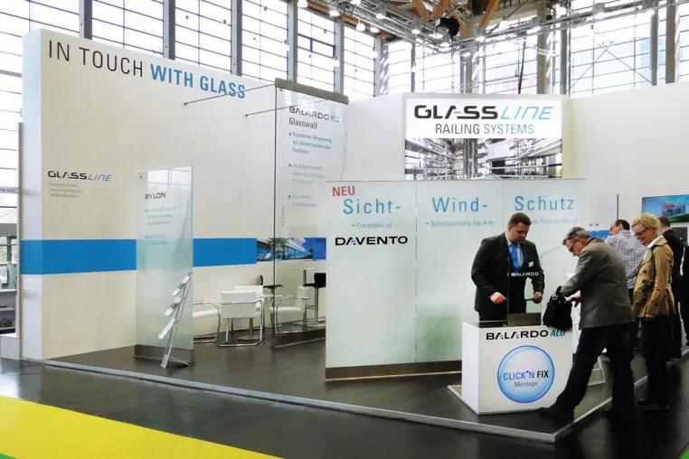Premiere innovativer Produktkonzepte von GLASSLINE auf der Weltleitmesse fensterbau/frontale 2014 Bild: Premiere innovativer Produktkonzepte von GLASSLINE auf der Weltleitmesse fensterbau/frontale 2014