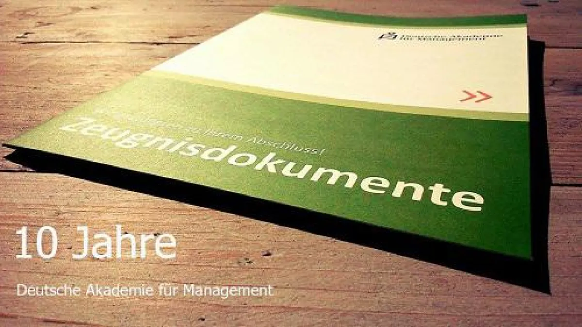 10 Jahre DAM © Deutsche Akademie für Management