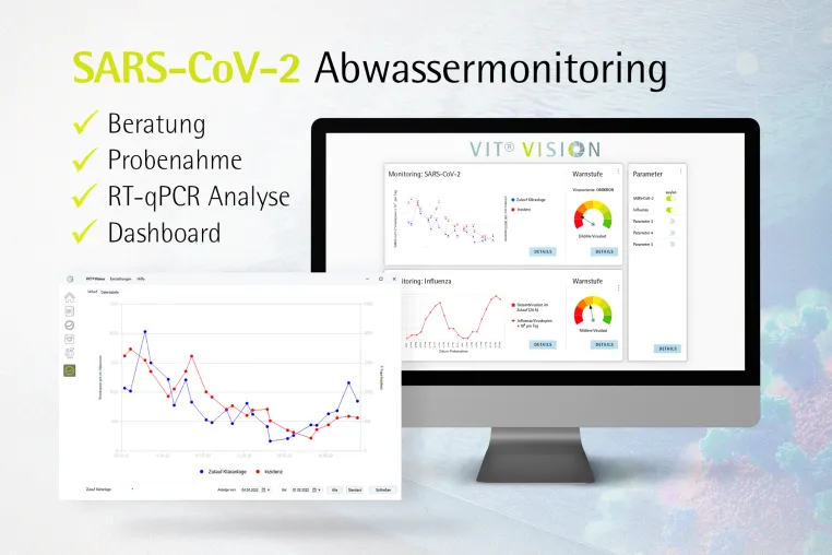 Bild: Corona-Abwassermonitoring - vermicon AG mit standardisiertem Frühwarnsystem