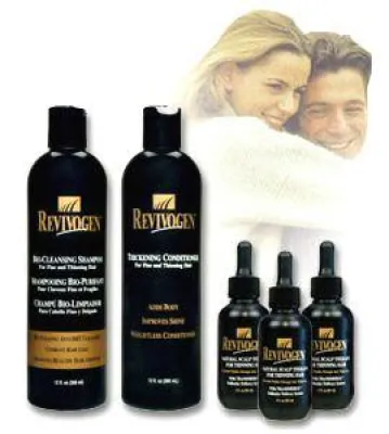 Bild: Natürliche Wirkung ohne Nebenwirkung gegen Haarausfall bei Männern und Frauen Revivogen Haarwiederherstellung