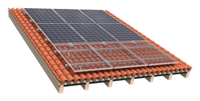 Bild: Für mediterrane Ziegeldächer: AEROCOMPACT bringt neuen Schnellmontagehaken auf den Markt