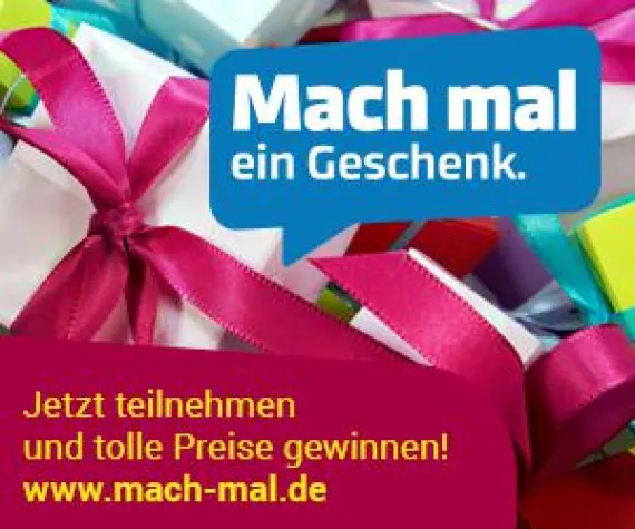 Bild: Wettbewerb „Mach mal ein Geschenk“