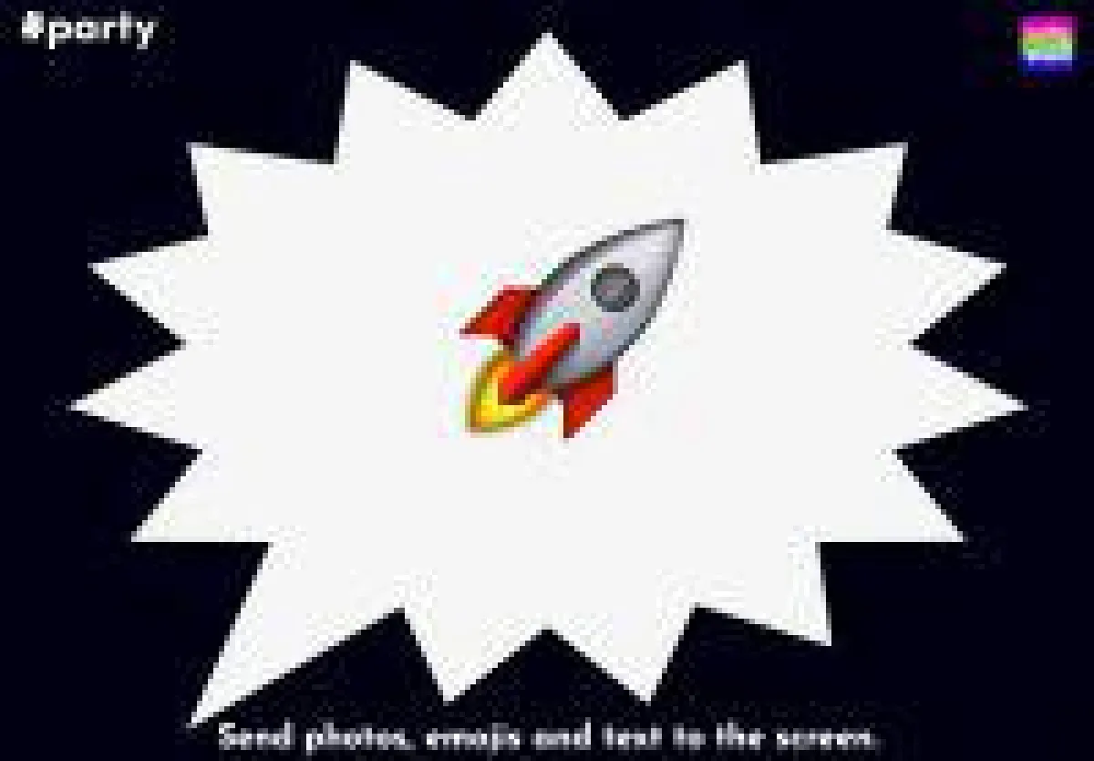 Selfiewall: Fotospass auf jeder Party - Raketenstarke Emojis, Fotos und Texte mit dem Handy auf den Party-Beamer senden