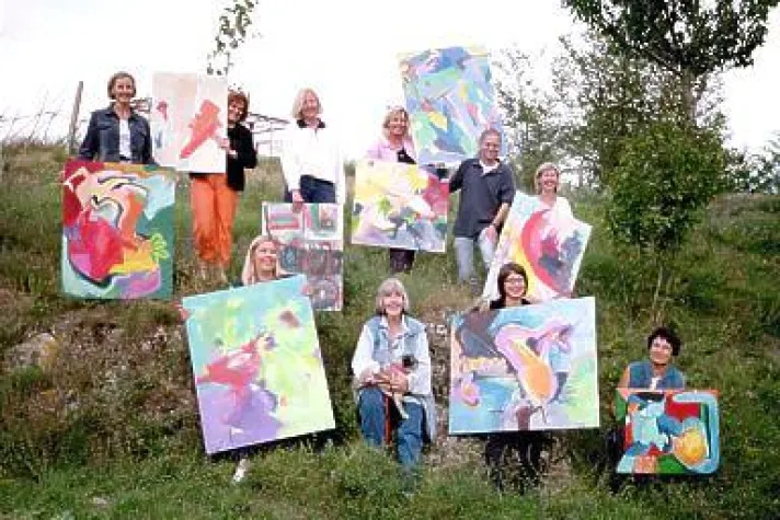 Bild: Malkurs in Umbrien:  Sonne, Licht, Weite, Farben