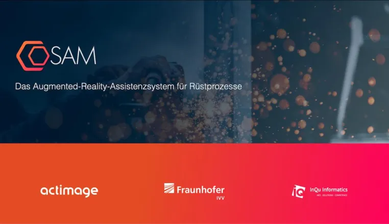 Bild: Produktivität durch kurze Rüstzeiten steigern - coSAM, das AR-Assistenzsystem für Rüstprozesse