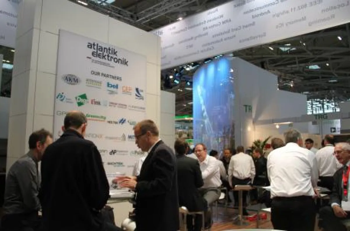 Atlantik Elektronik Messestand auf der electronica 2012