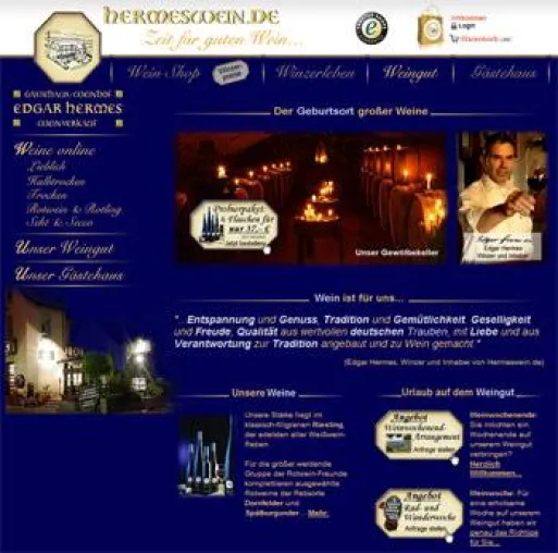 Bild: Traditionsweingut aus dem Jahre 1870 startet persönlichen Online-Winzer hermeswein.de
