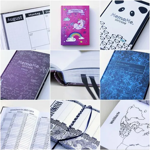 Kalender und Notizbuch in einem: Der MemoMe. Planer students 2017/2018 ist ab sofort erhältlich! Bild: Kalender und Notizbuch in einem: Der MemoMe. Planer students 2017/2018 ist ab sofort erhältlich!