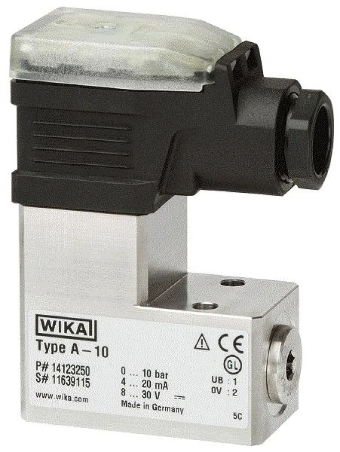 Druckmessumformer A-10 in Blockbauform