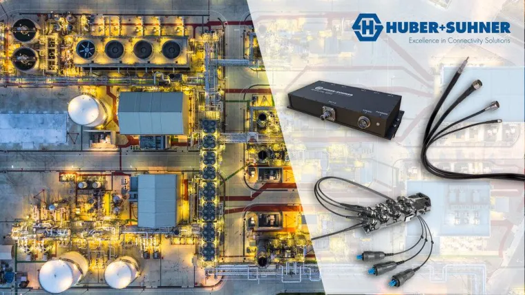 Bild: HUBER+SUHNER präsentiert an der SPS IPC Drives 2018...