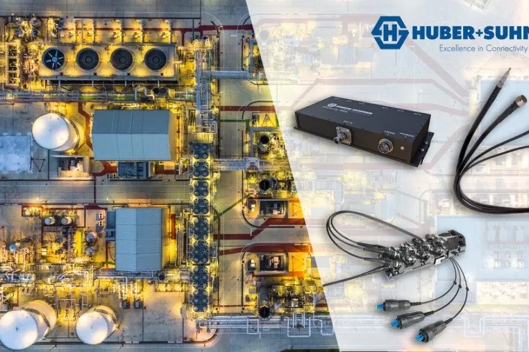 Bild: HUBER+SUHNER präsentiert an der SPS IPC Drives 2018...