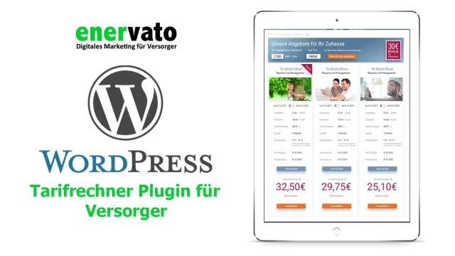 Bild: Neues Wordpress PlugIn für Stadtwerke Tarifrechner