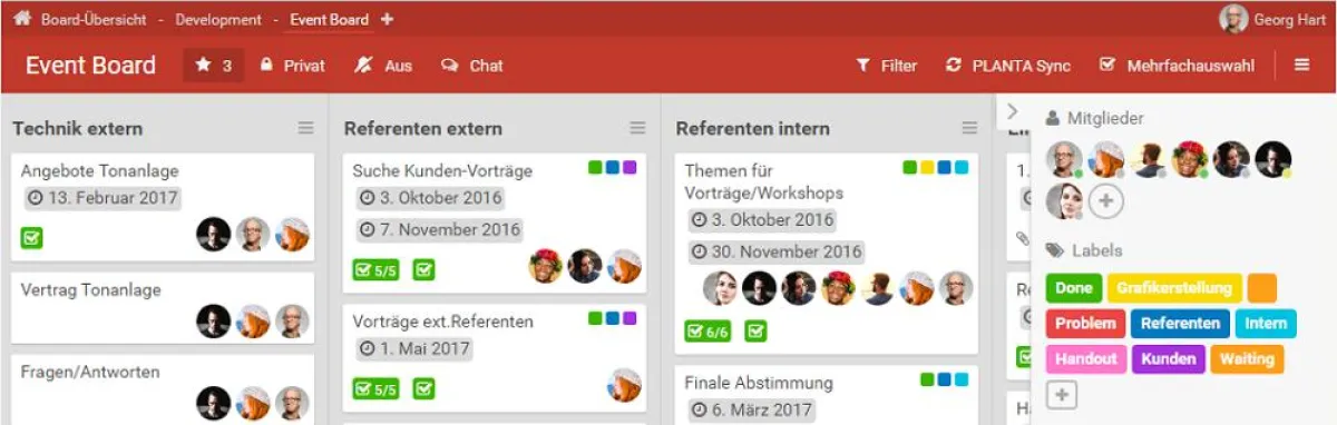 PLANTA pulse - Collaboration-Tool