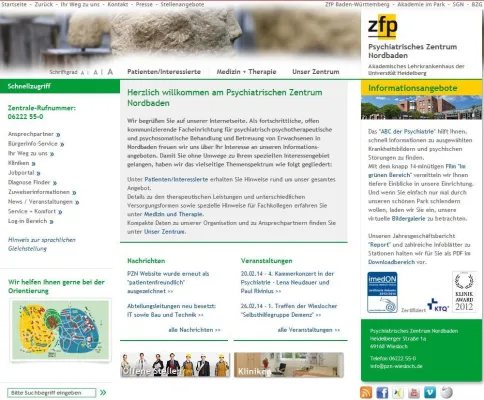 Bild: Psychiatrisches Zentrum Nordbaden erhält begehrtes Qualitätssiegel für "patientenfreundliche Webseite"