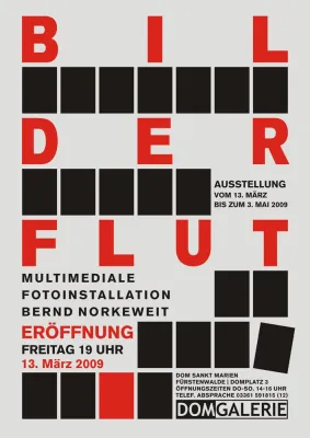 Bild: Eröffnung der Ausstellung "Bilderflut" - Multimediale Fotoausstellung in der DomGalerie am 13. März 2009