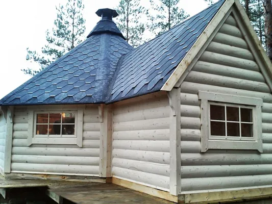 Bild: Gardorello präsentiert die Kotahütte Odin mit Anbau: Perfekt für gemütliche Winterabende