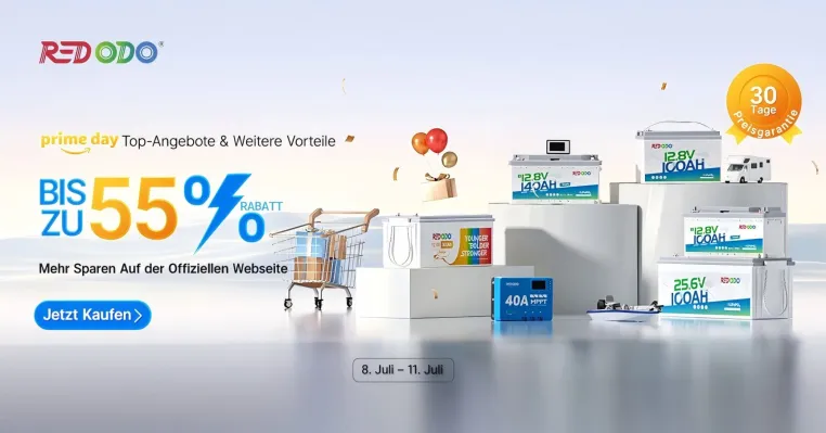 Bild: Prime Day 2025: Redodo bietet LiFePO4-Batterien so günstig wie nie