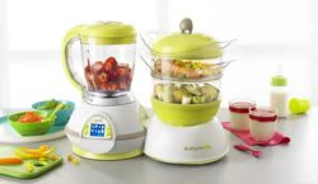 Bild: Ein Gerät, das gesunder Baby-Nahrung Dampf macht