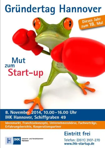Bild: Mut zum Start-up! Gründertag Hannover am 8. November