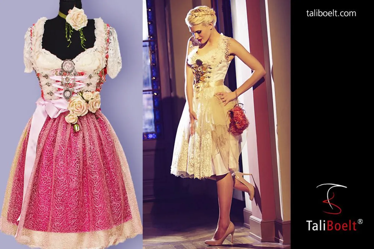Edle und unverwechselbare Luxusdirndl und Hochzeitsdirndl von TaliBoelt® Couture & Jewellery