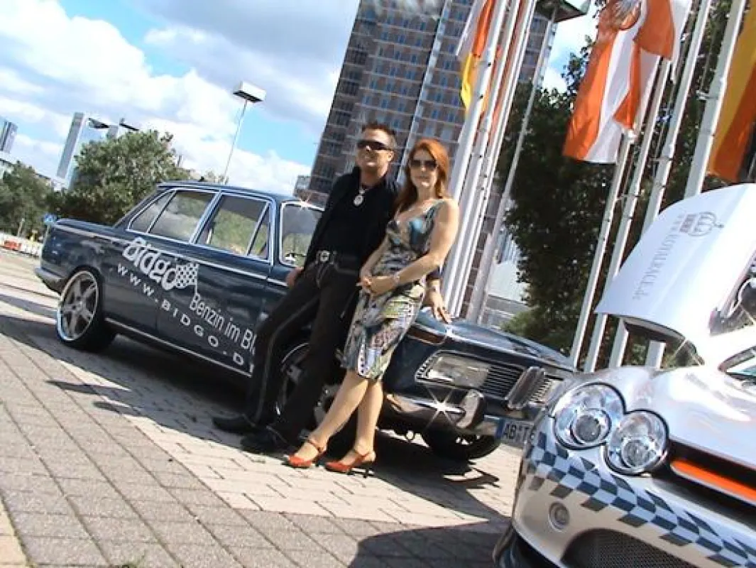 Prinz Markus von Anhalt und der Bidgo BMW 2000ti (c) 2008 BIDGO.de